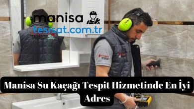 Manisa Su Kaçağı Tespit